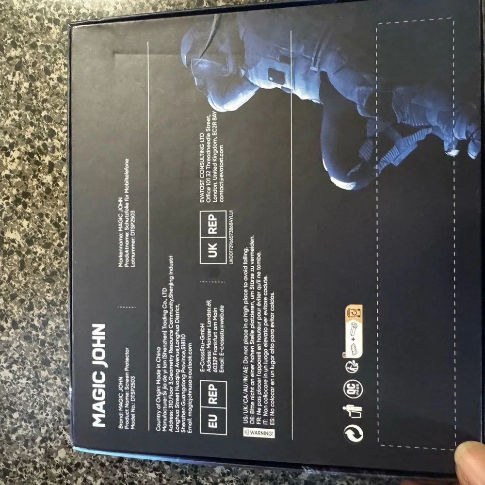 iPhone 16 Pro max Magic John Tempered Glass Screen Protector with privacy screen